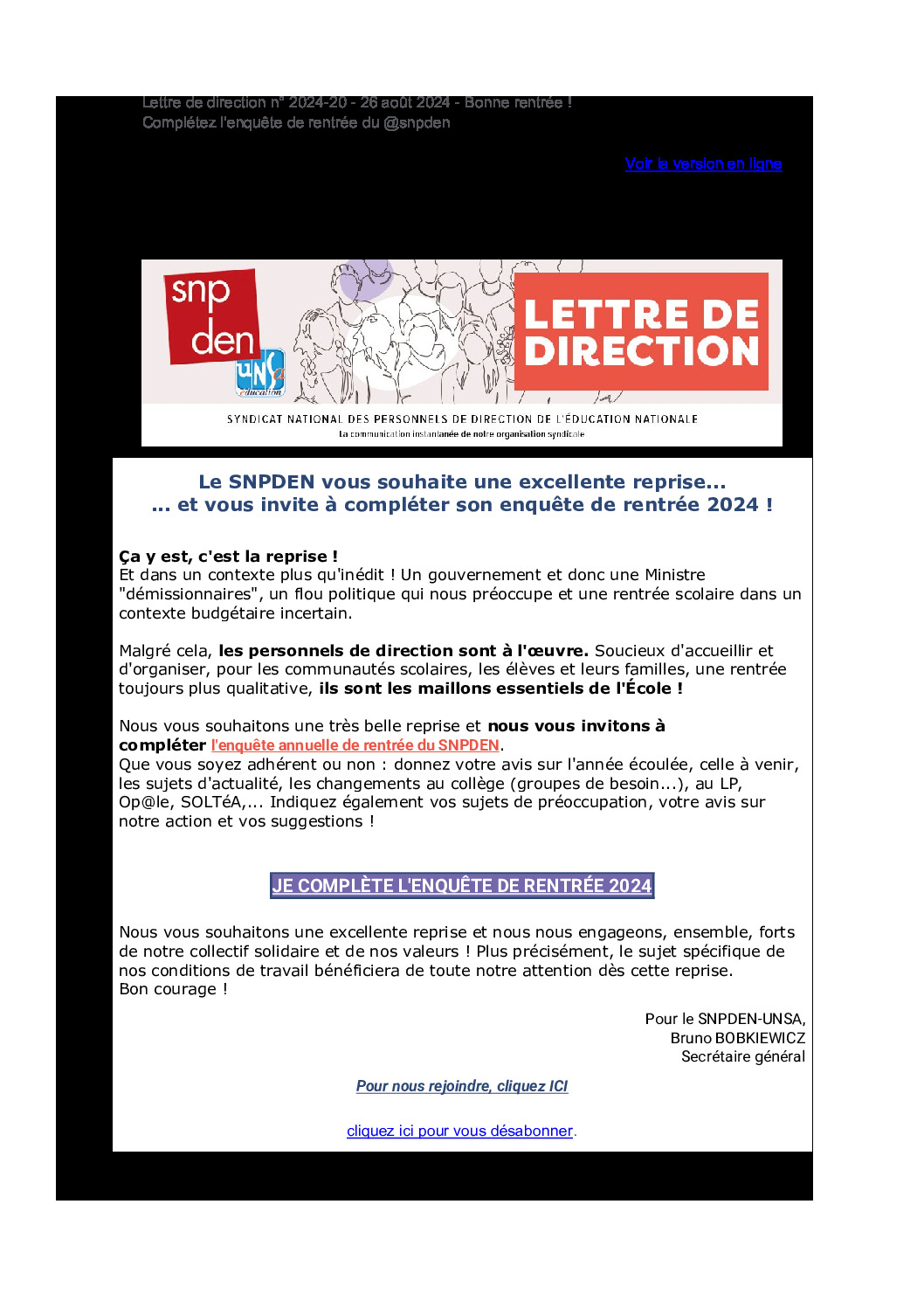 thumbnail of Lettre de direction 2024-20 – 26.08.2024