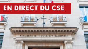 En direct du Conseil Supérieur de l'Education