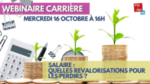 Webinaire "Carrière" : quelles revalorisations pour les perdirs ? - 16.10.2024 - Le replay est en ligne.