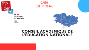 Conseil Académique de l'Éducation Nationale [28.11.2024]