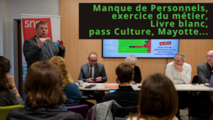 Personnels manquants, conditions d'exercice, pass Culture, Mayotte... Notre conférence de presse [31.01.2025]